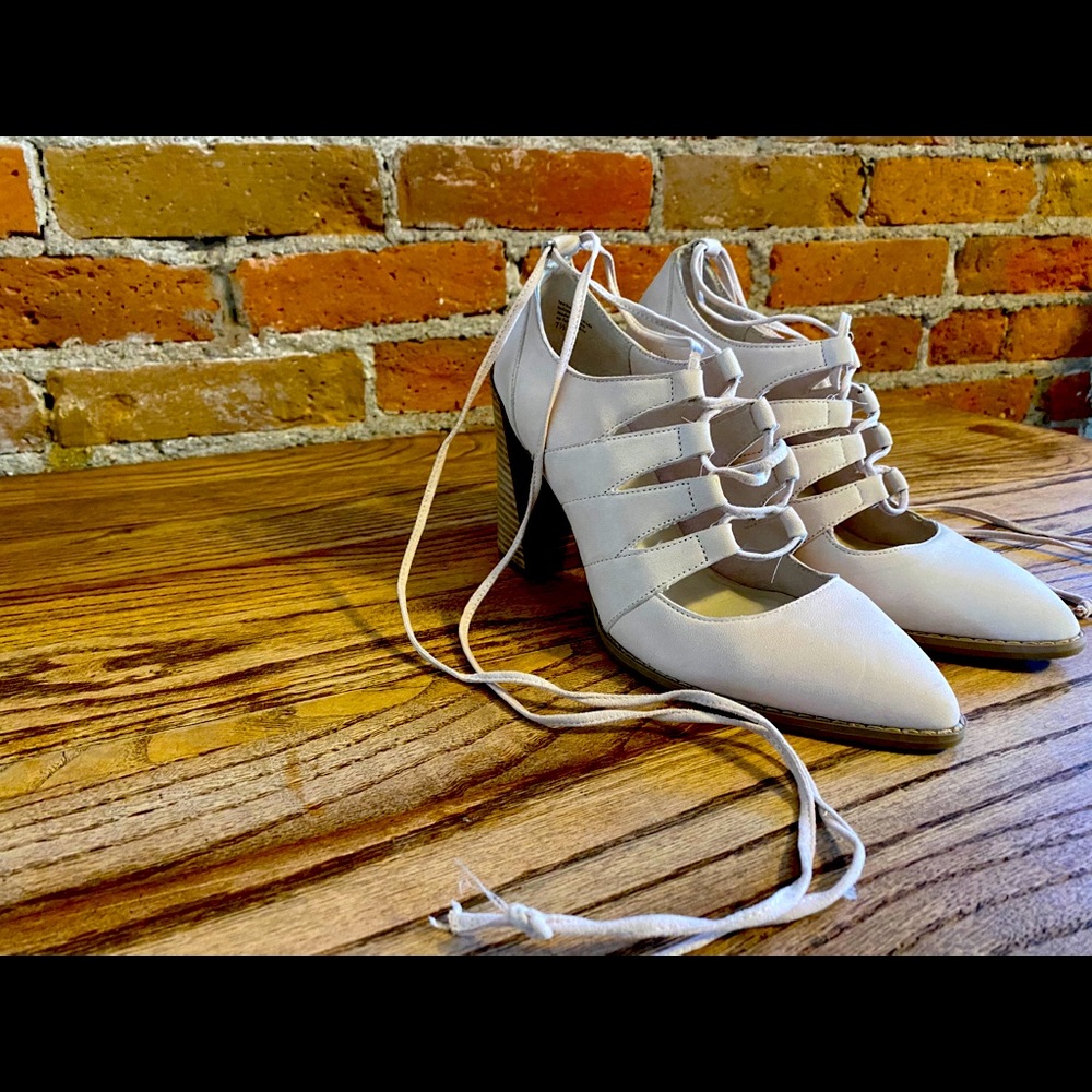 Lace up heels